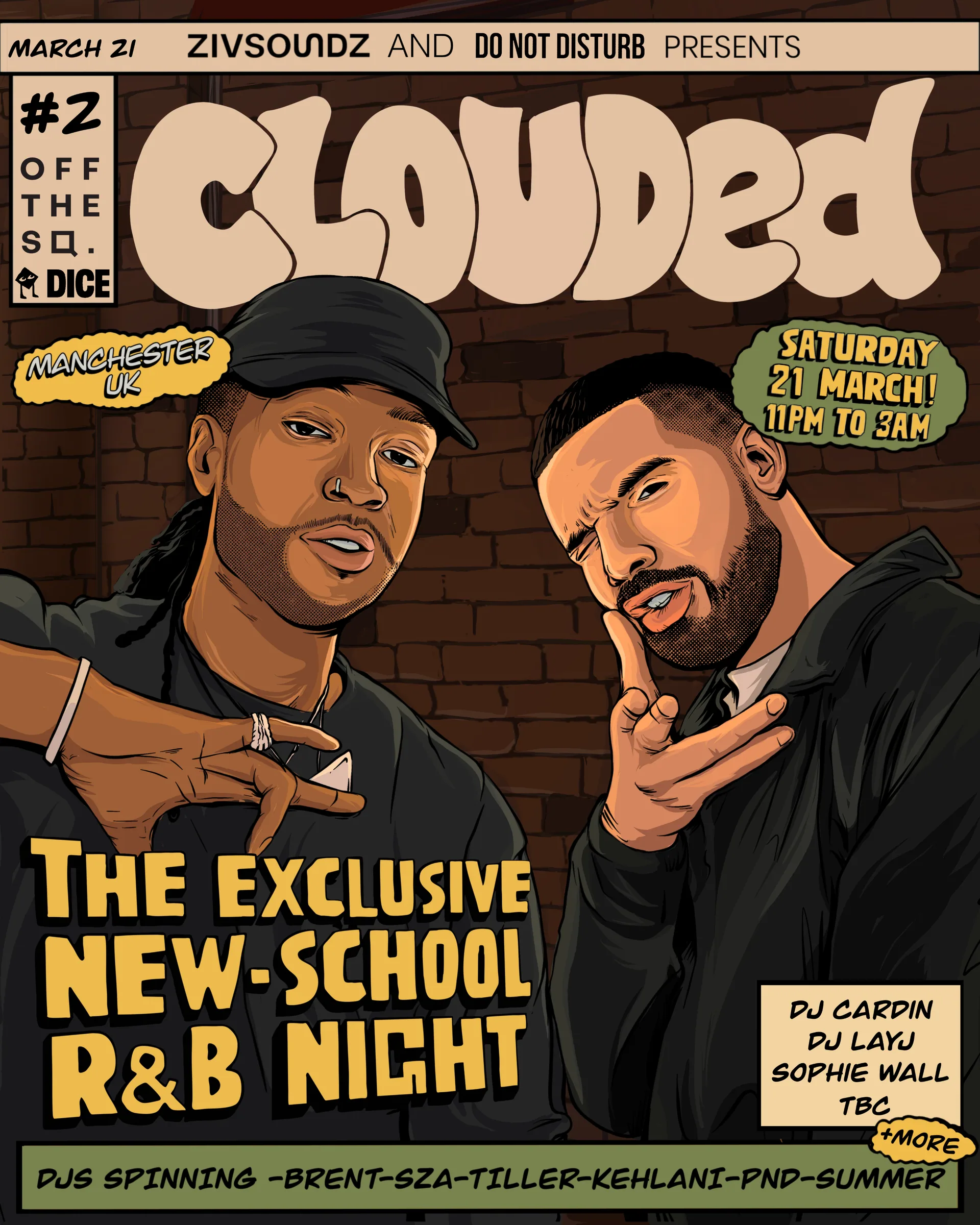 Clouded final illustrated flyer six