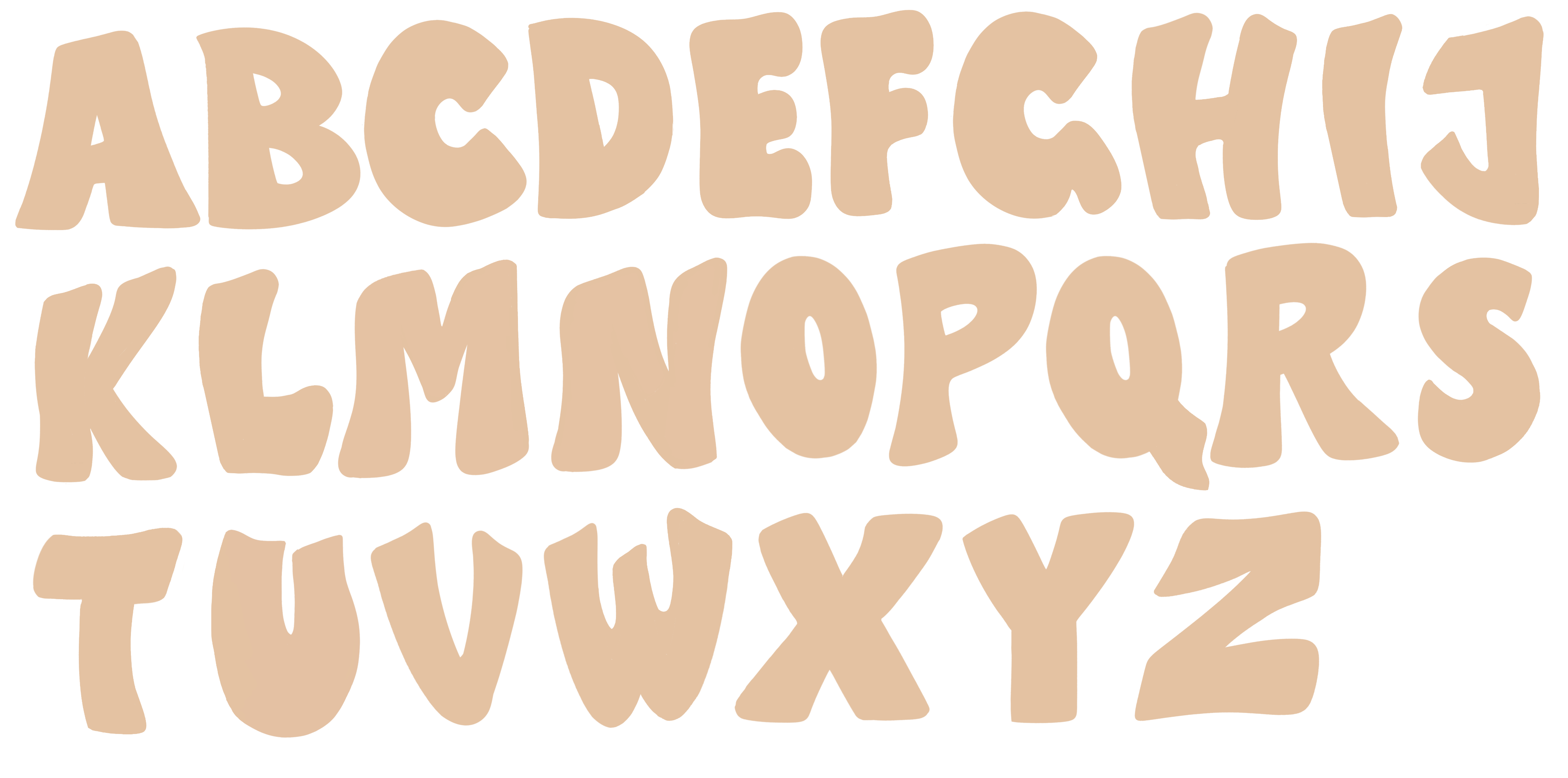 Artist name lettering