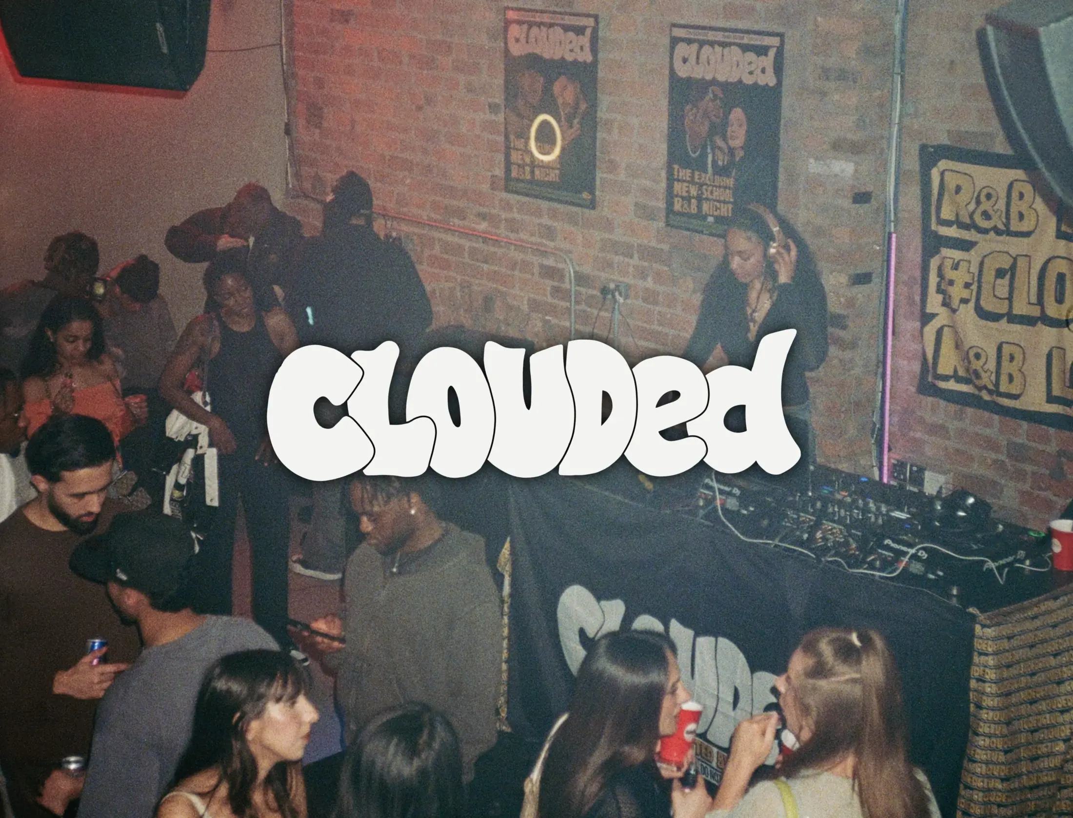 Clouded branding artwork