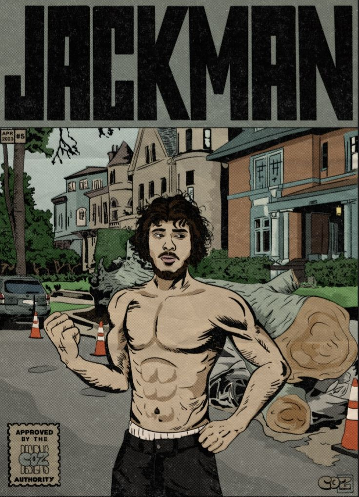 Jackman comic poster